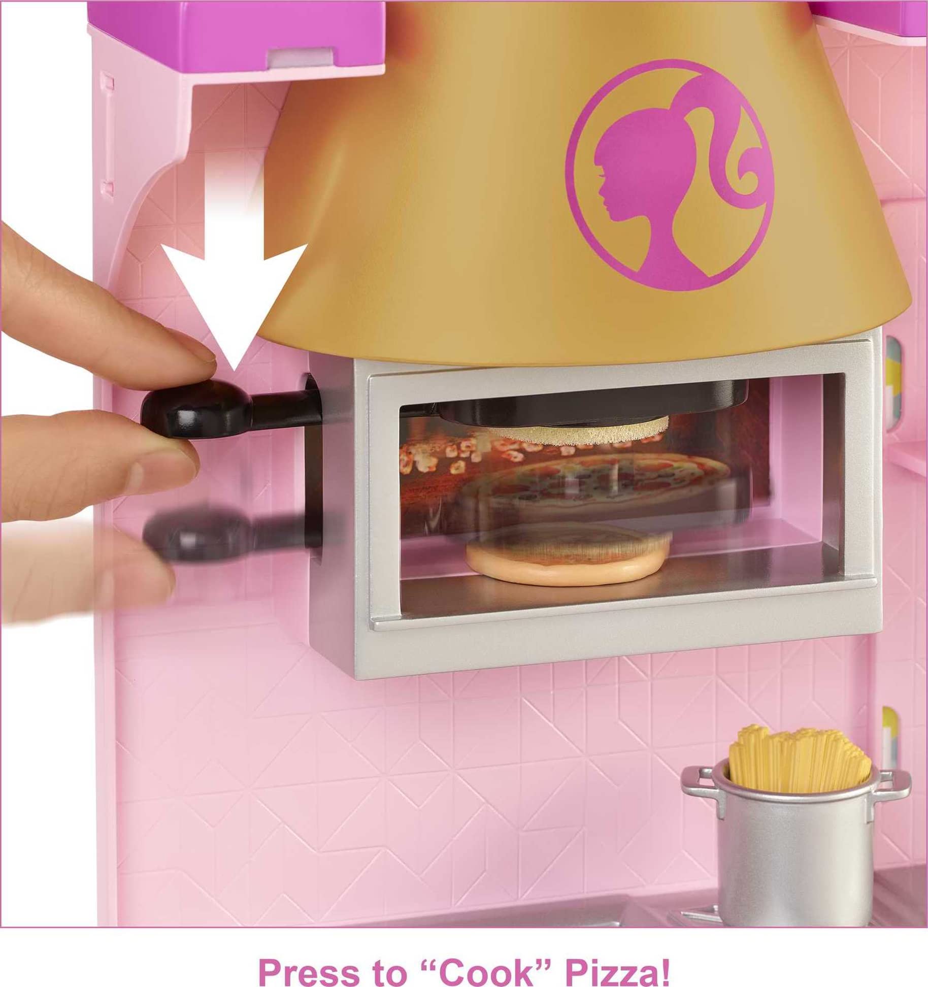 Foto 4 | Playset Barbie Cook 'n Grill para Restaurante 30 Piezas - Venta Internacional