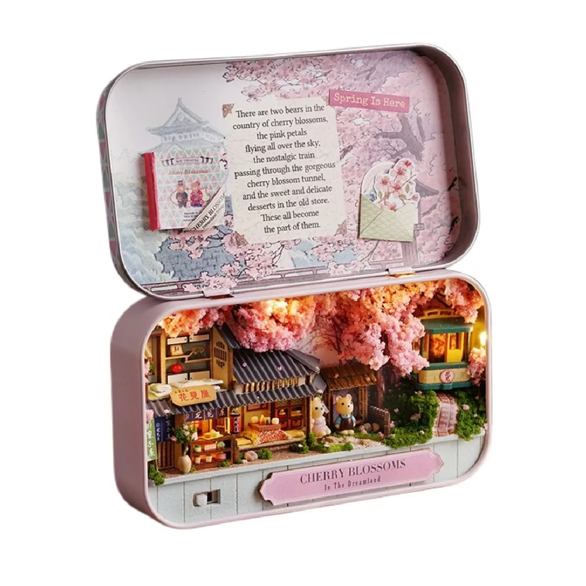 Foto 5 pulgar | Casita De Muñecas Miniatura Con Muebles Para Niñas Rosa