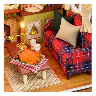 Foto 3 | Casa De Muñecas De Bricolaje, Muebles Realistas, Decoración De Madera
