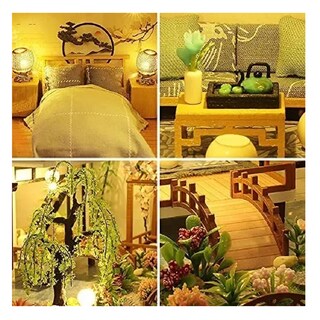 Foto 3 | Villa Casita Muñecas Con Piscina Muebles Led Miniatura