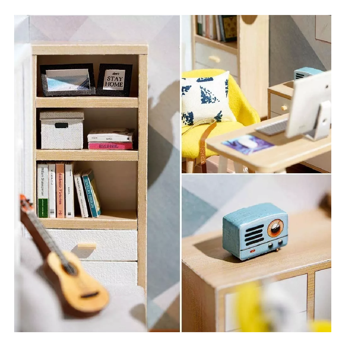 Foto 4 pulgar | Casita De Muñeca Mini Para Armar Coleccionable Para Niñas