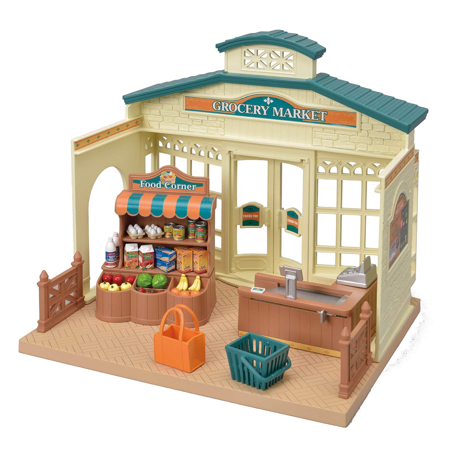 Foto 2 pulgar | Calico Critters De Grocery Market, Crema Y Marrón, Con 30 Unidades - Venta Internacional.