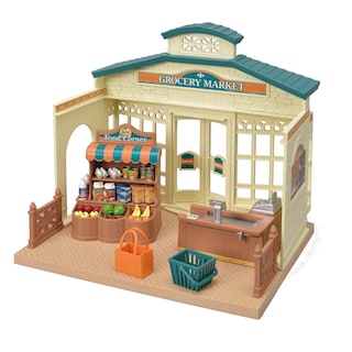 Foto 1 | Calico Critters De Grocery Market, Crema Y Marrón, Con 30 Unidades - Venta Internacional.
