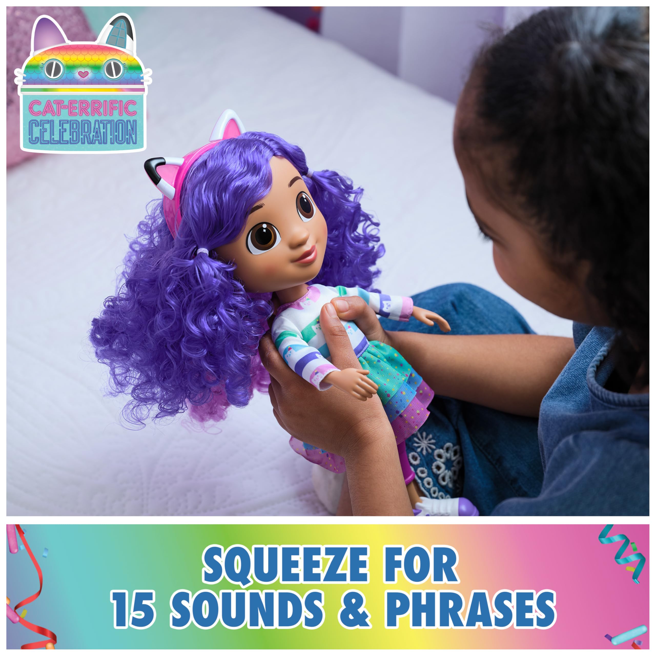 Foto 3 pulgar | Toy Doll Gabby's Dollhouse Sing & Celebrate Con Sonido, 33 Cm - Venta Internacional.