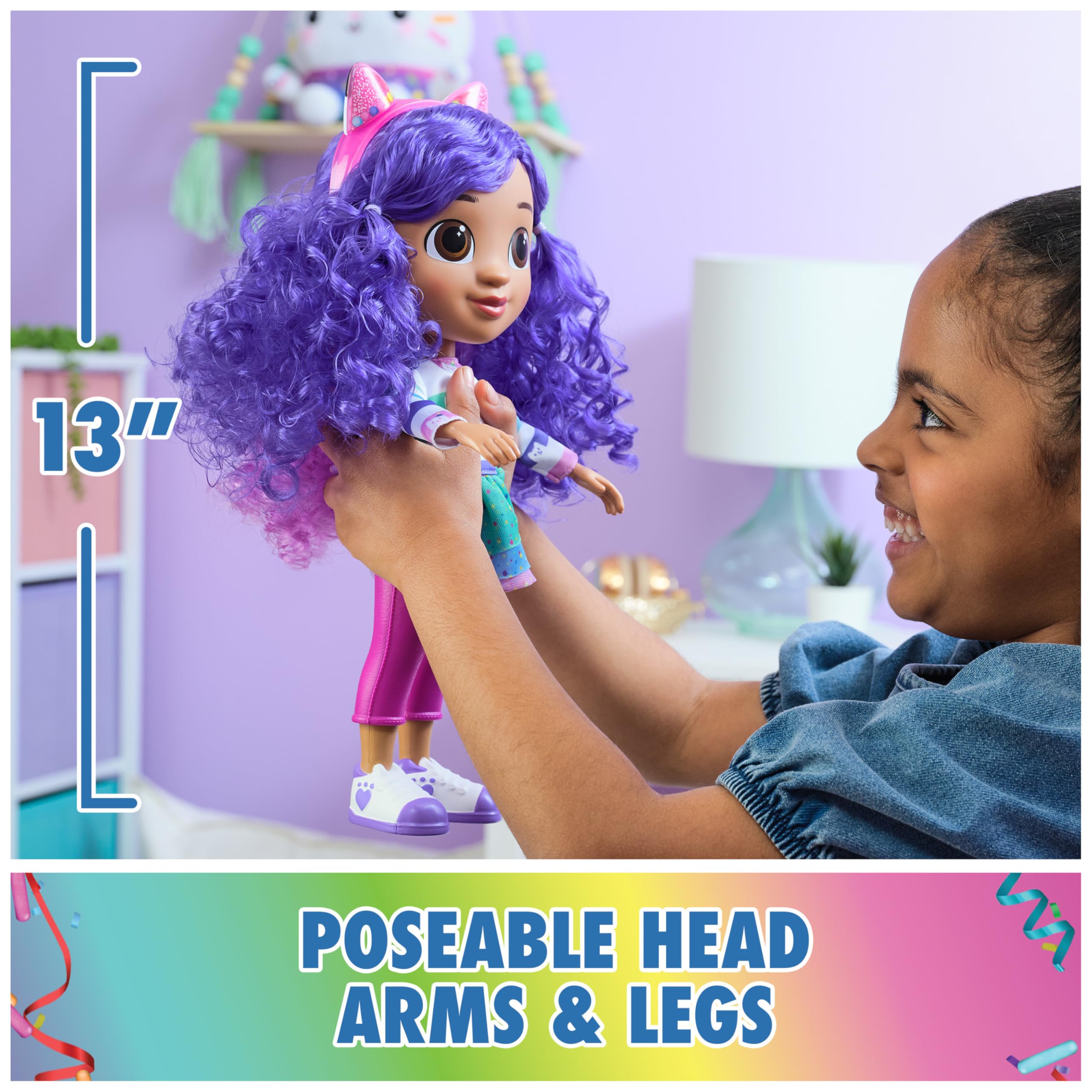 Foto 5 pulgar | Toy Doll Gabby's Dollhouse Sing & Celebrate Con Sonido, 33 Cm - Venta Internacional.