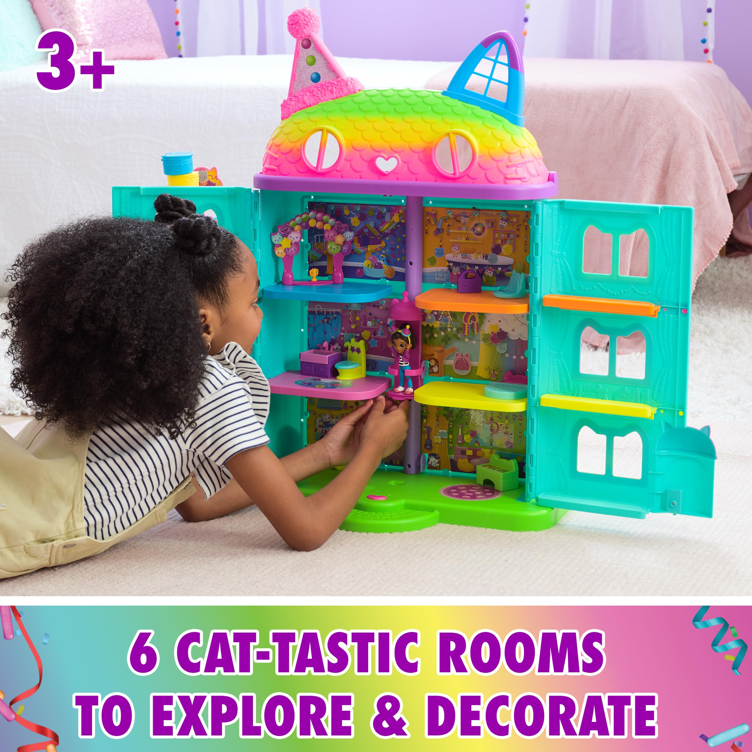 Foto 4 pulgar | Dollhouse Gabby's Dollhouse Celebration, 15 Piezas Con Sonidos, 3 O Más - Venta Internacional.