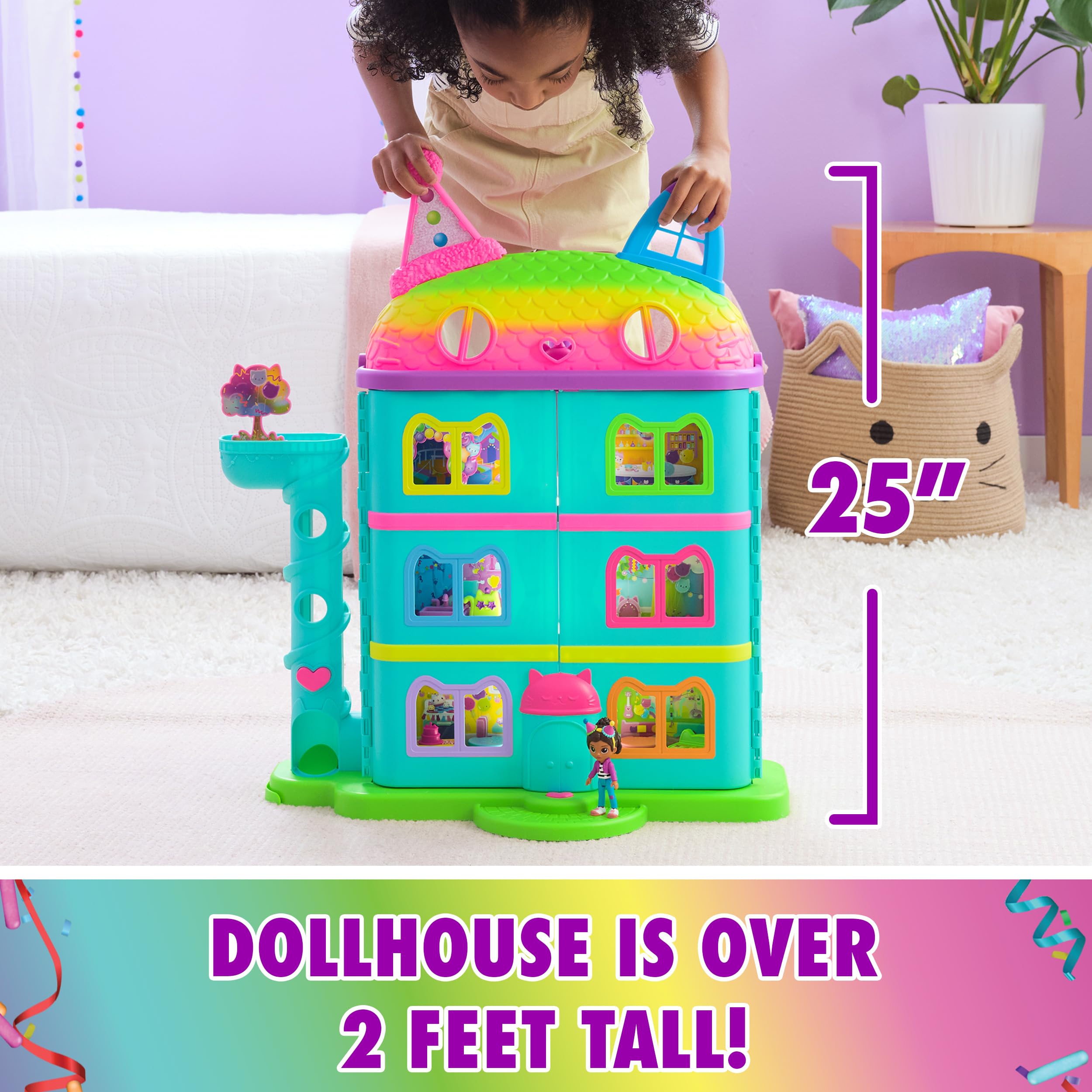 Foto 5 pulgar | Dollhouse Gabby's Dollhouse Celebration, 15 Piezas Con Sonidos, 3 O Más - Venta Internacional.