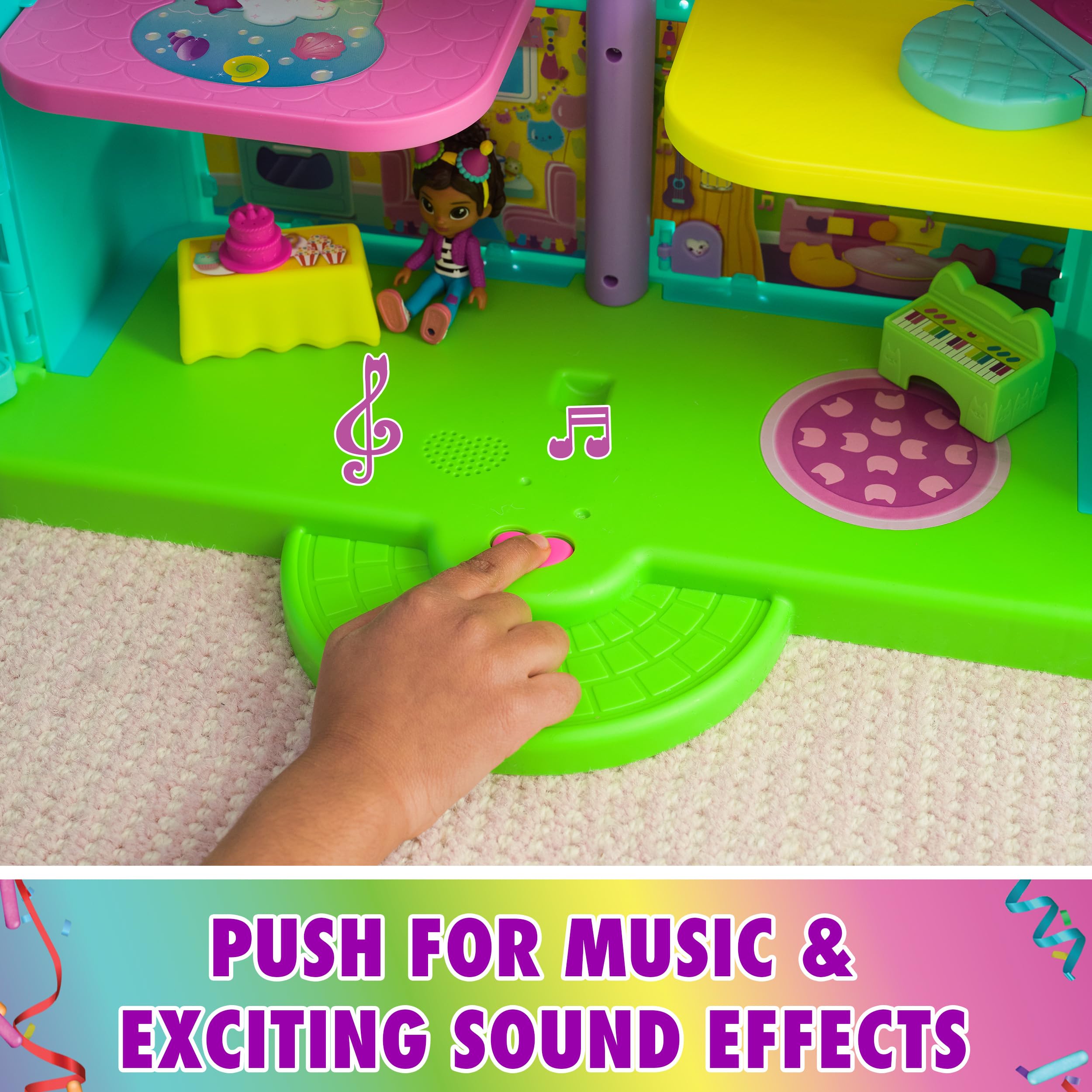 Foto 6 pulgar | Dollhouse Gabby's Dollhouse Celebration, 15 Piezas Con Sonidos, 3 O Más - Venta Internacional.