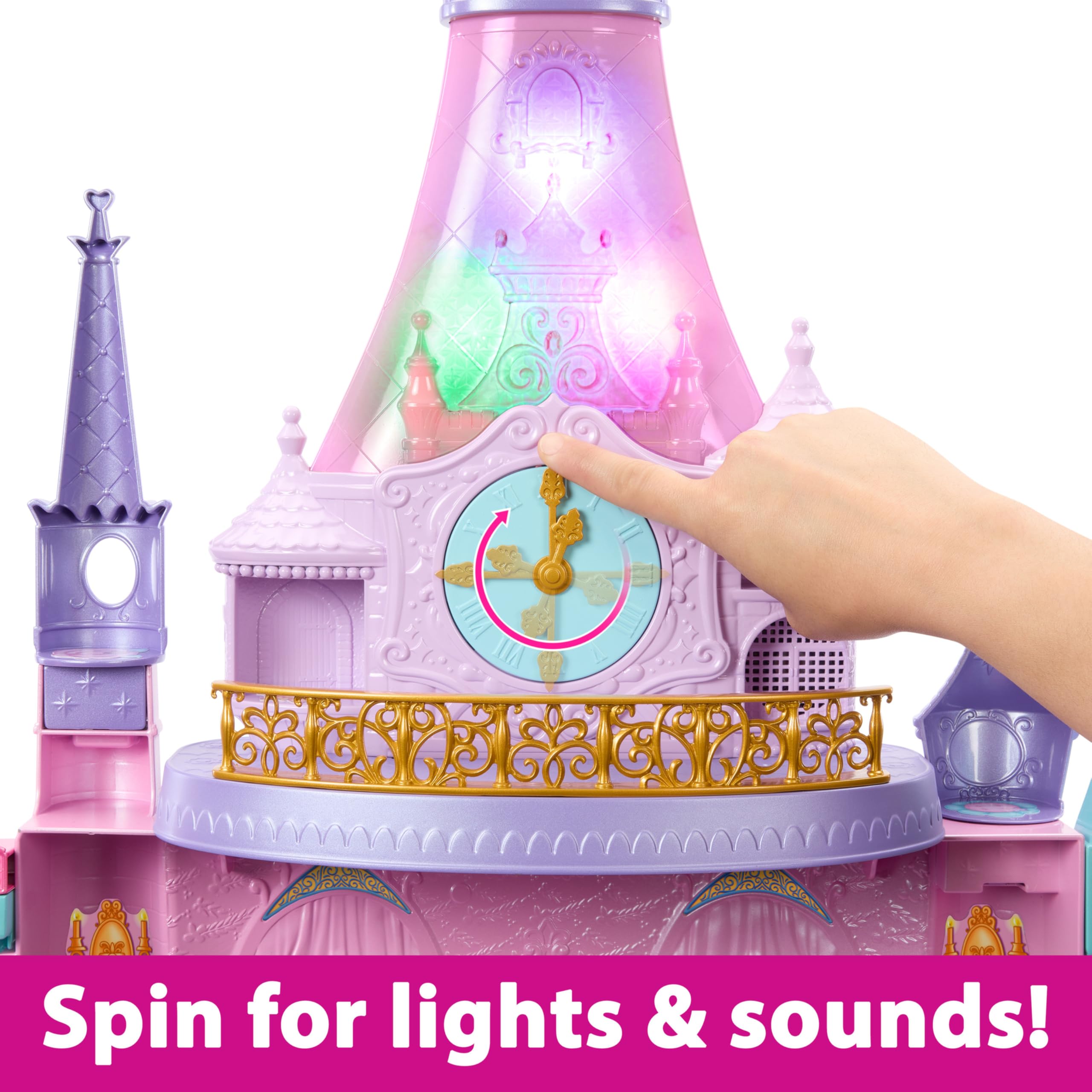 Foto 4 pulgar | Casa De Muñecas Mattel Disney Princess Ultimate Castle De 4 Pies Con Acc - Venta Internacional.