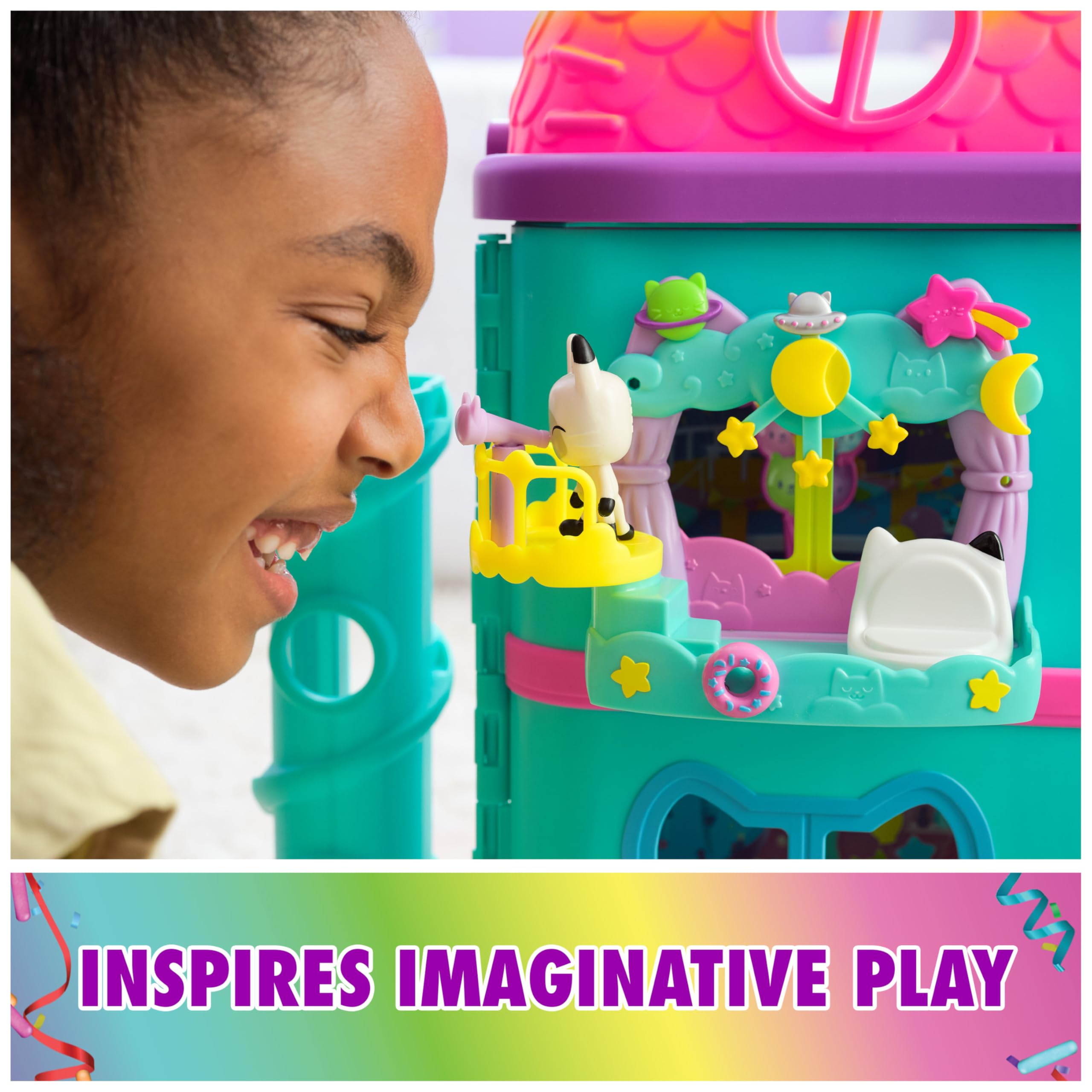 Foto 8 pulgar | Playset Gabby's Dollhouse Pandy Paws Dreamy Balcon, 8 Piezas - Venta Internacional.