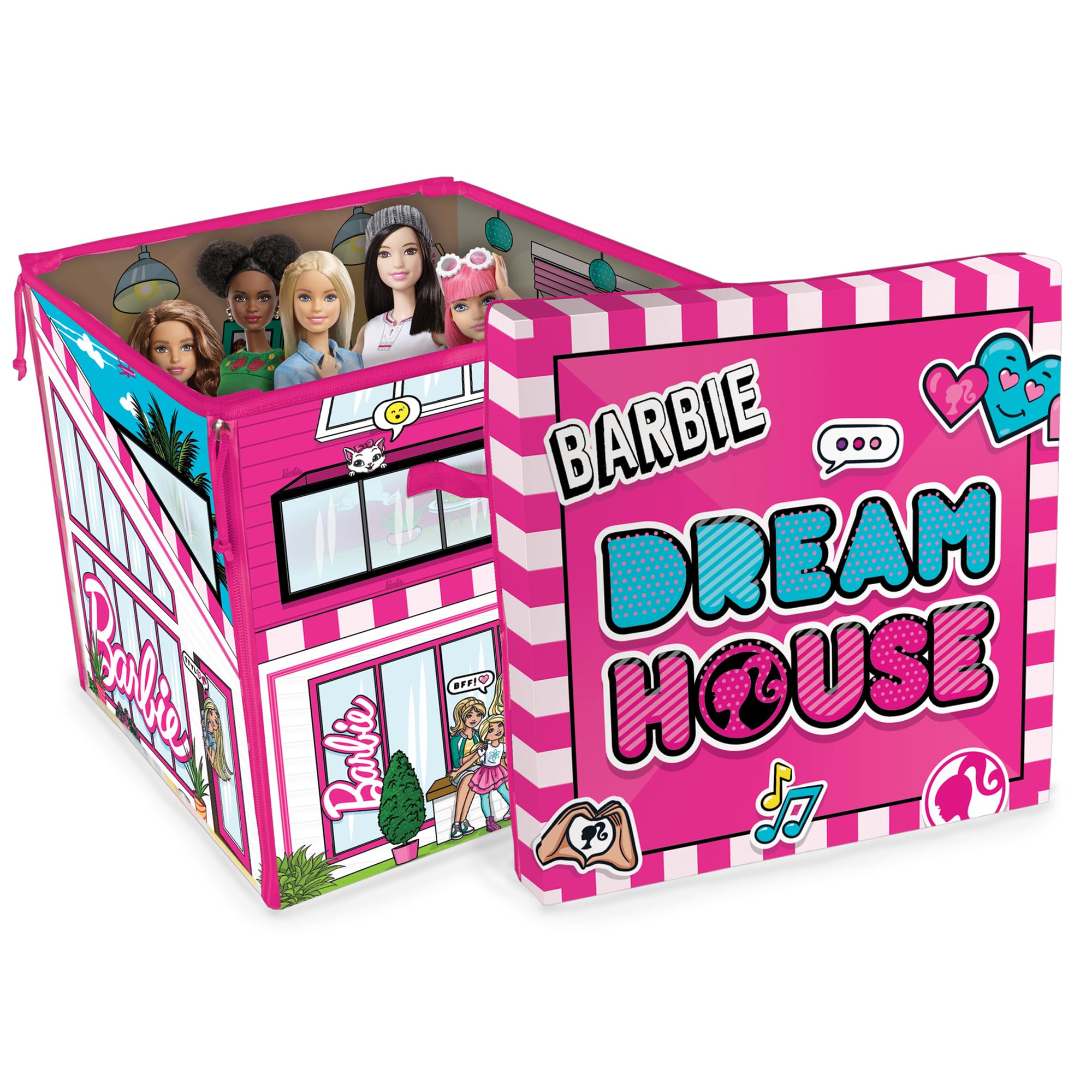 Foto 6 pulgar | Caja De Juguetes Y Tapete Barbie Zipbin 40 Doll Dream House - Venta Internacional.