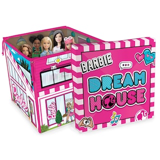 Foto 5 | Caja De Juguetes Y Tapete Barbie Zipbin 40 Doll Dream House - Venta Internacional.
