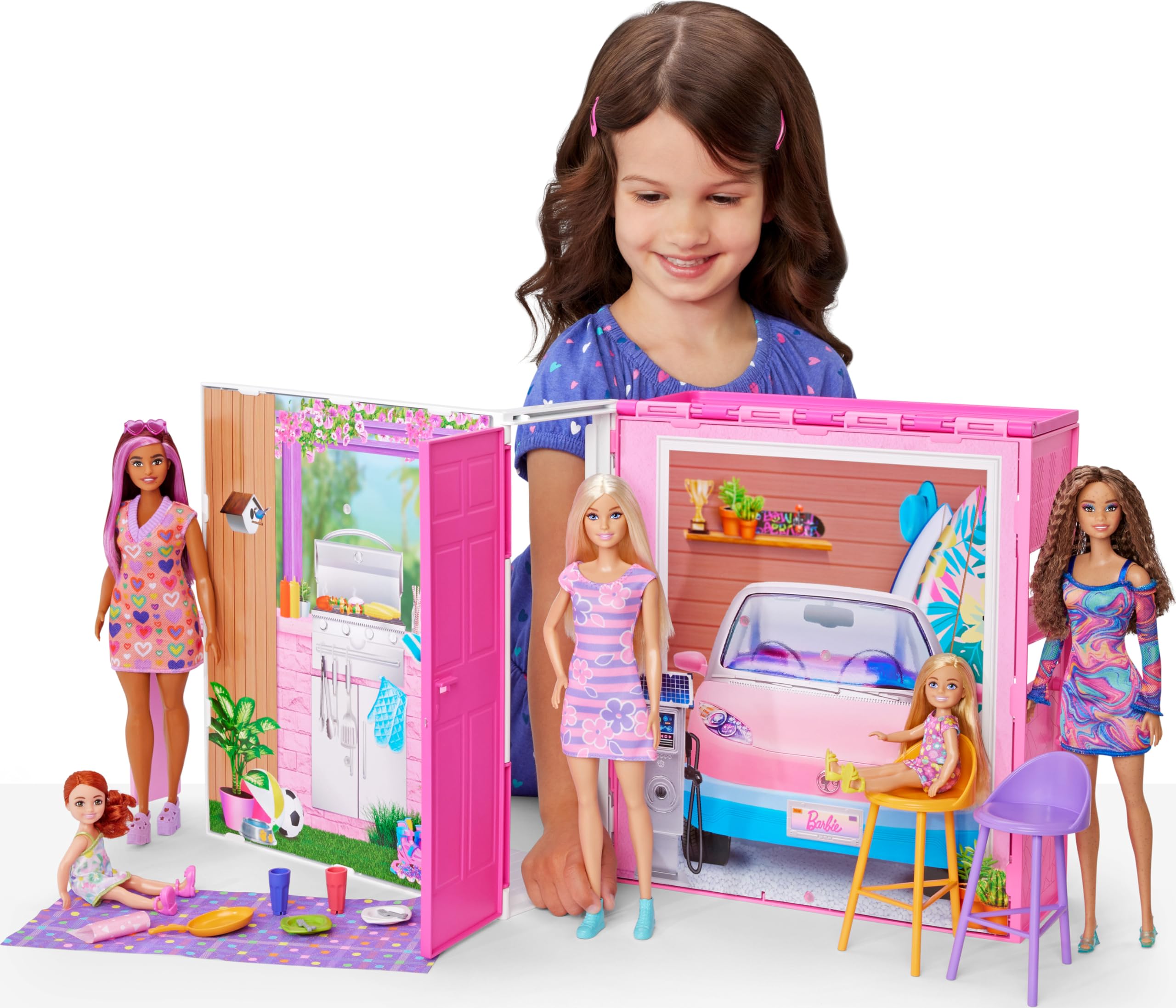 Foto 3 pulgar | Set De Juego Barbie Getaway De Doll House Con 11 Accesorios - Venta Internacional.