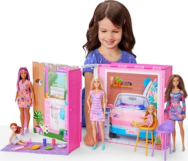Foto 2 | Set De Juego Barbie Getaway De Doll House Con 11 Accesorios - Venta Internacional.