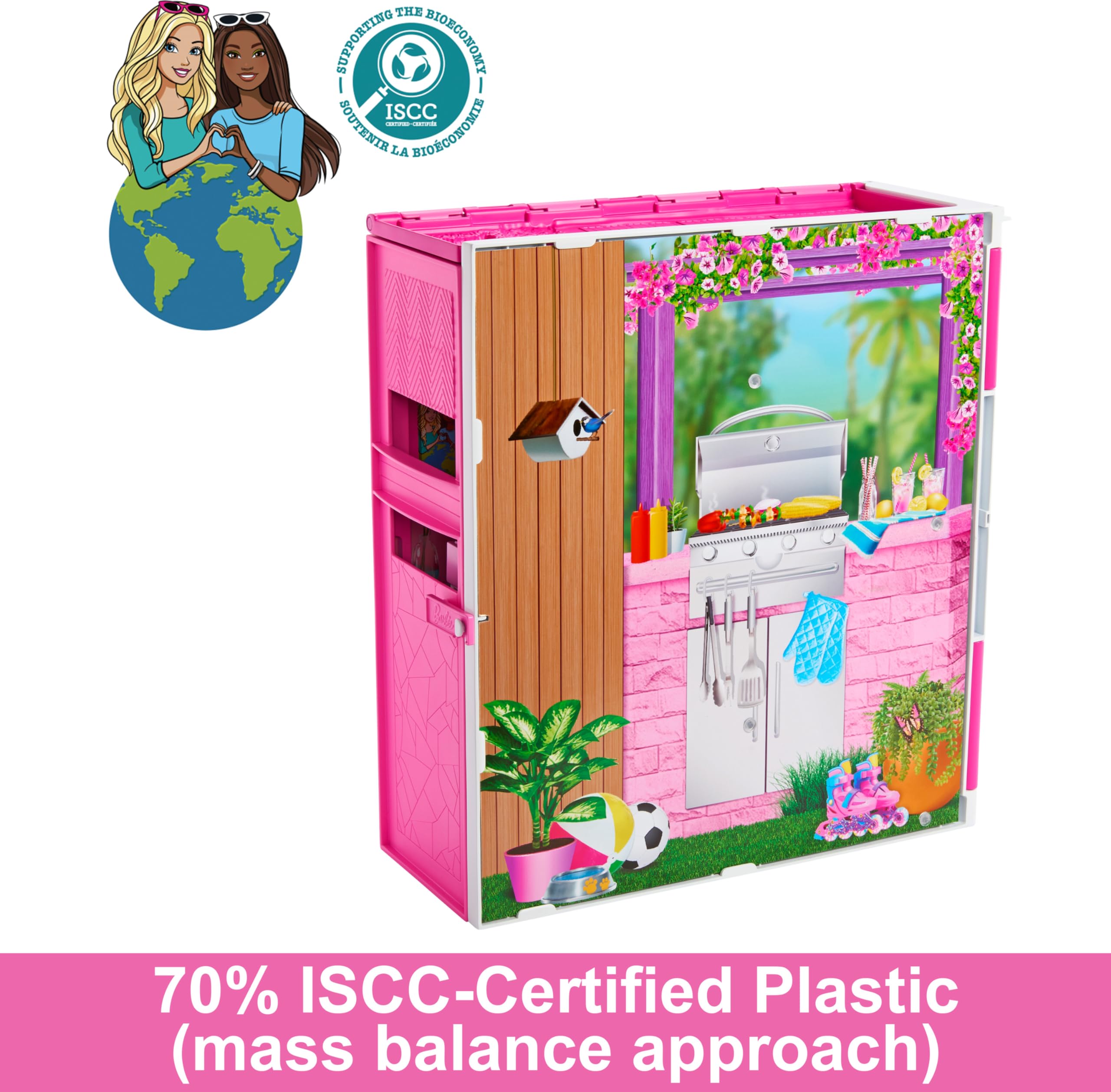 Foto 4 pulgar | Set De Juego Barbie Getaway De Doll House Con 11 Accesorios - Venta Internacional.