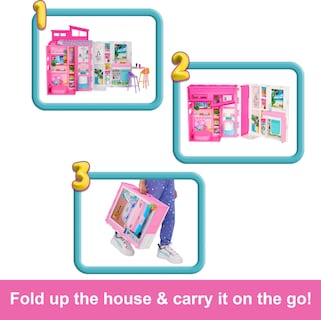 Foto 4 | Set De Juego Barbie Getaway De Doll House Con 11 Accesorios - Venta Internacional.