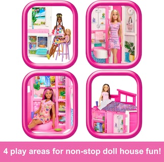 Foto 5 | Set De Juego Barbie Getaway De Doll House Con 11 Accesorios - Venta Internacional.