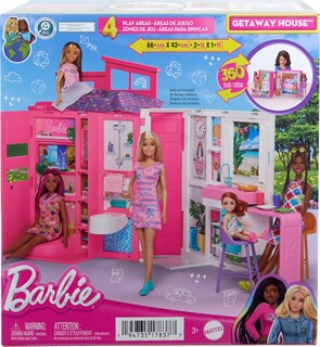 Foto 6 | Set De Juego Barbie Getaway De Doll House Con 11 Accesorios - Venta Internacional.
