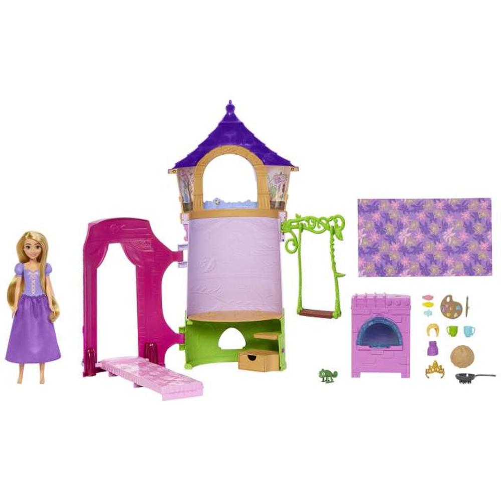 Foto 3 pulgar | Disney Princess: Casa De Muñecas Torre De Rapunzel