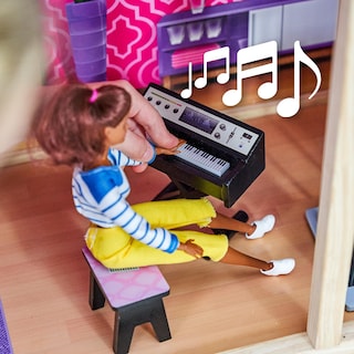 Foto 5 | Casa De Muñecas Kidkraft Uptown De Madera Moderna Con Luces Y Sonidos - Venta Internacional.