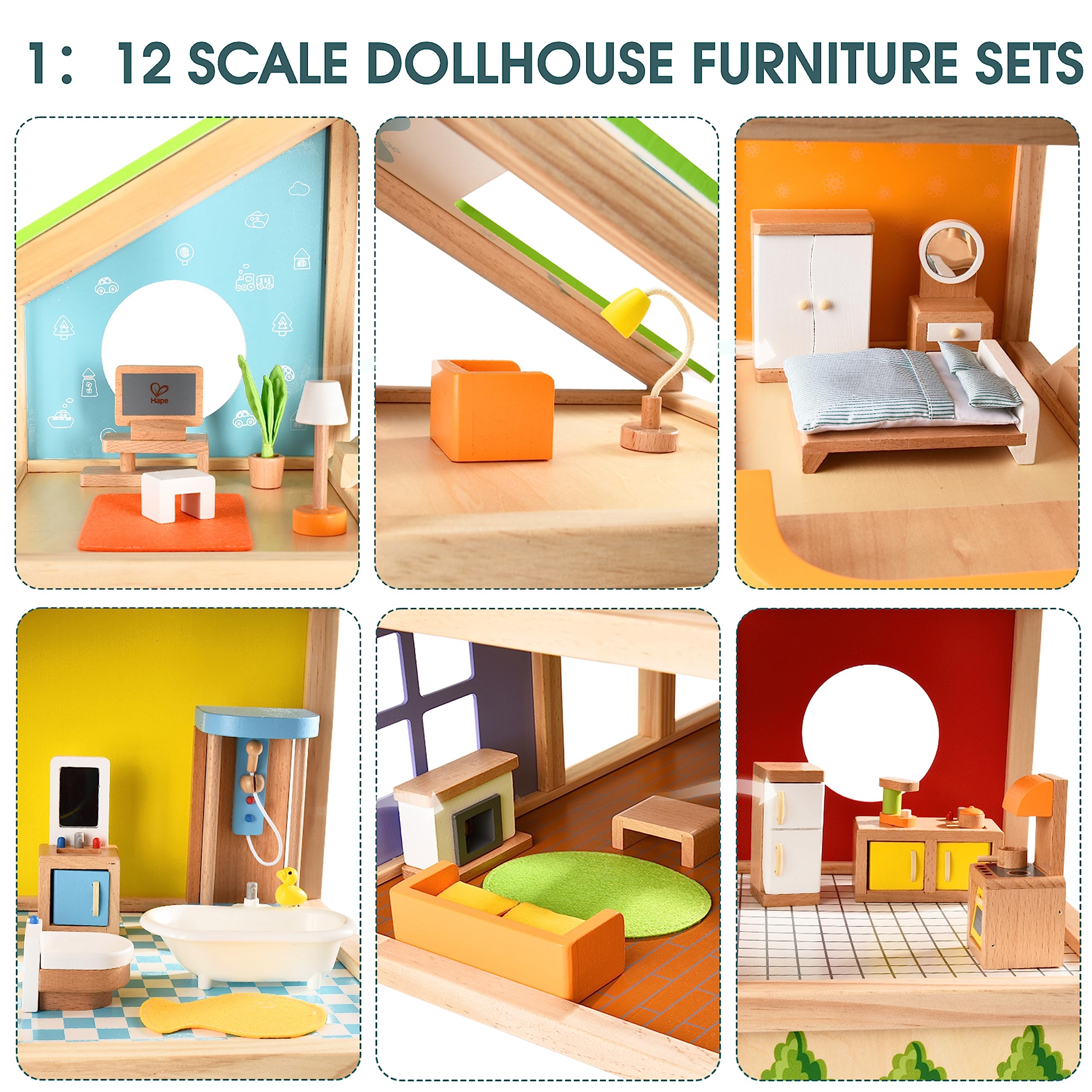 Foto 4 pulgar | Casa De Muñecas Hape All Seasons Kids De 3 Pisos Con Muebles Y Acceso. - Venta Internacional.