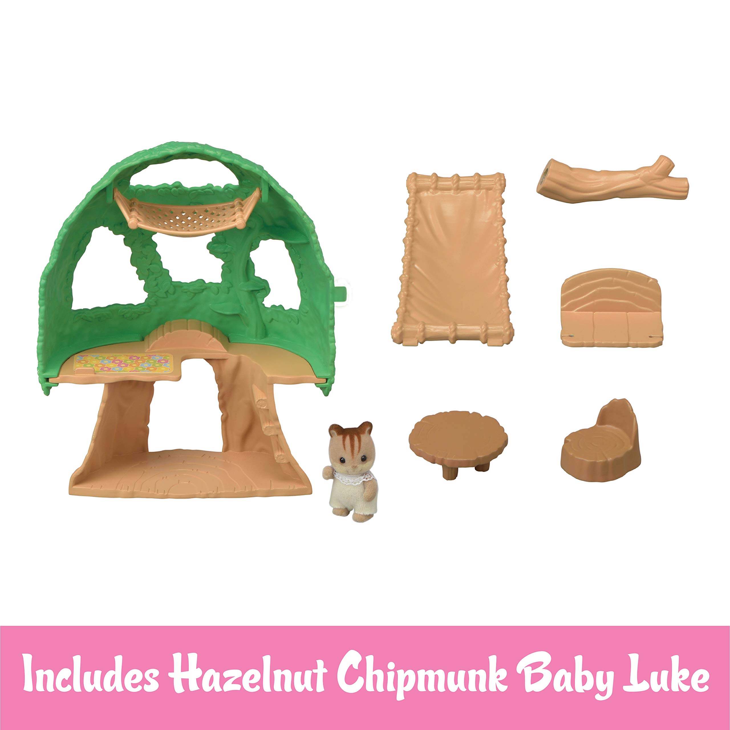 Foto 3 pulgar | Playset Calico Critters Baby Tree House Con Nogal Y Ardilla - Venta Internacional.