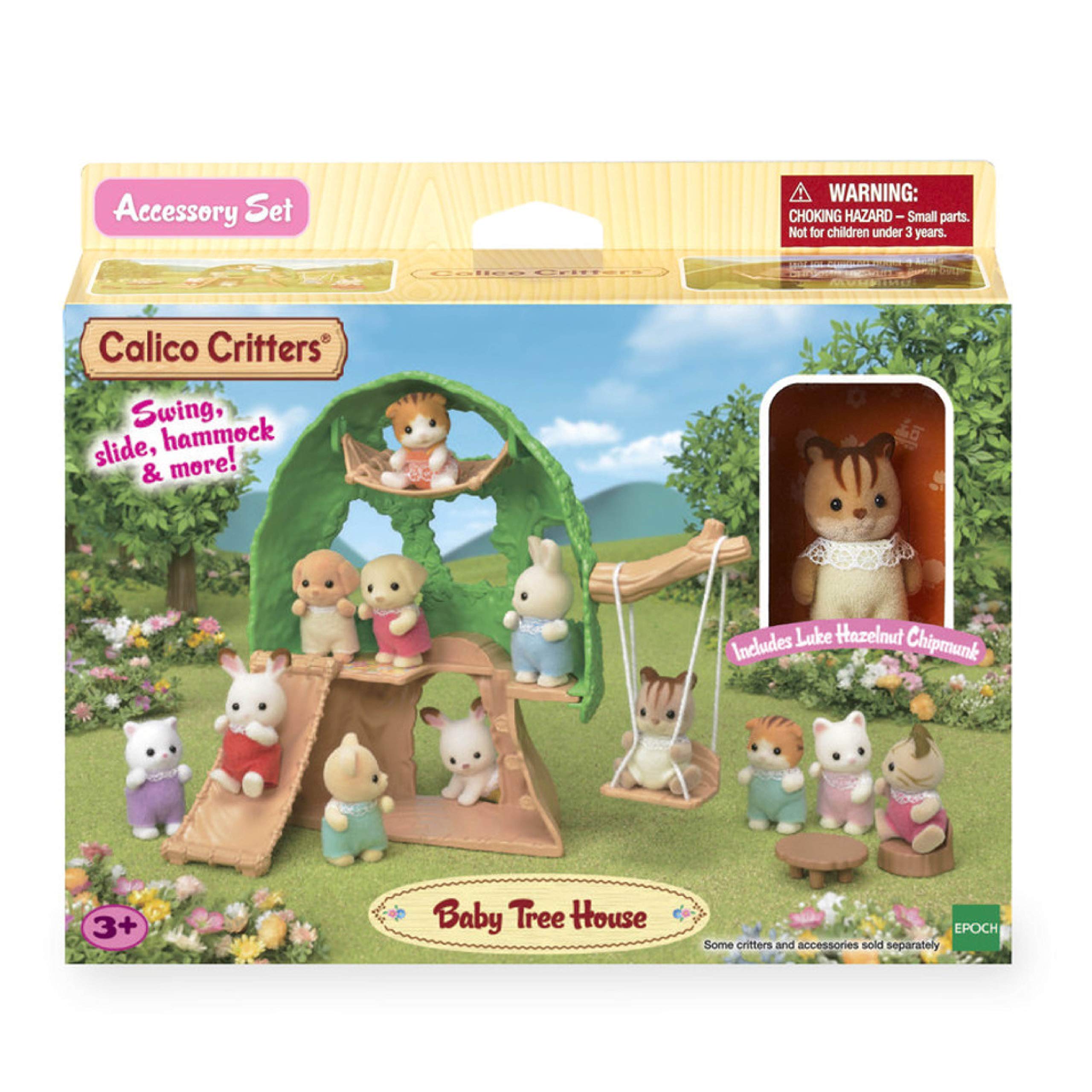 Foto 6 | Playset Calico Critters Baby Tree House Con Nogal Y Ardilla - Venta Internacional.