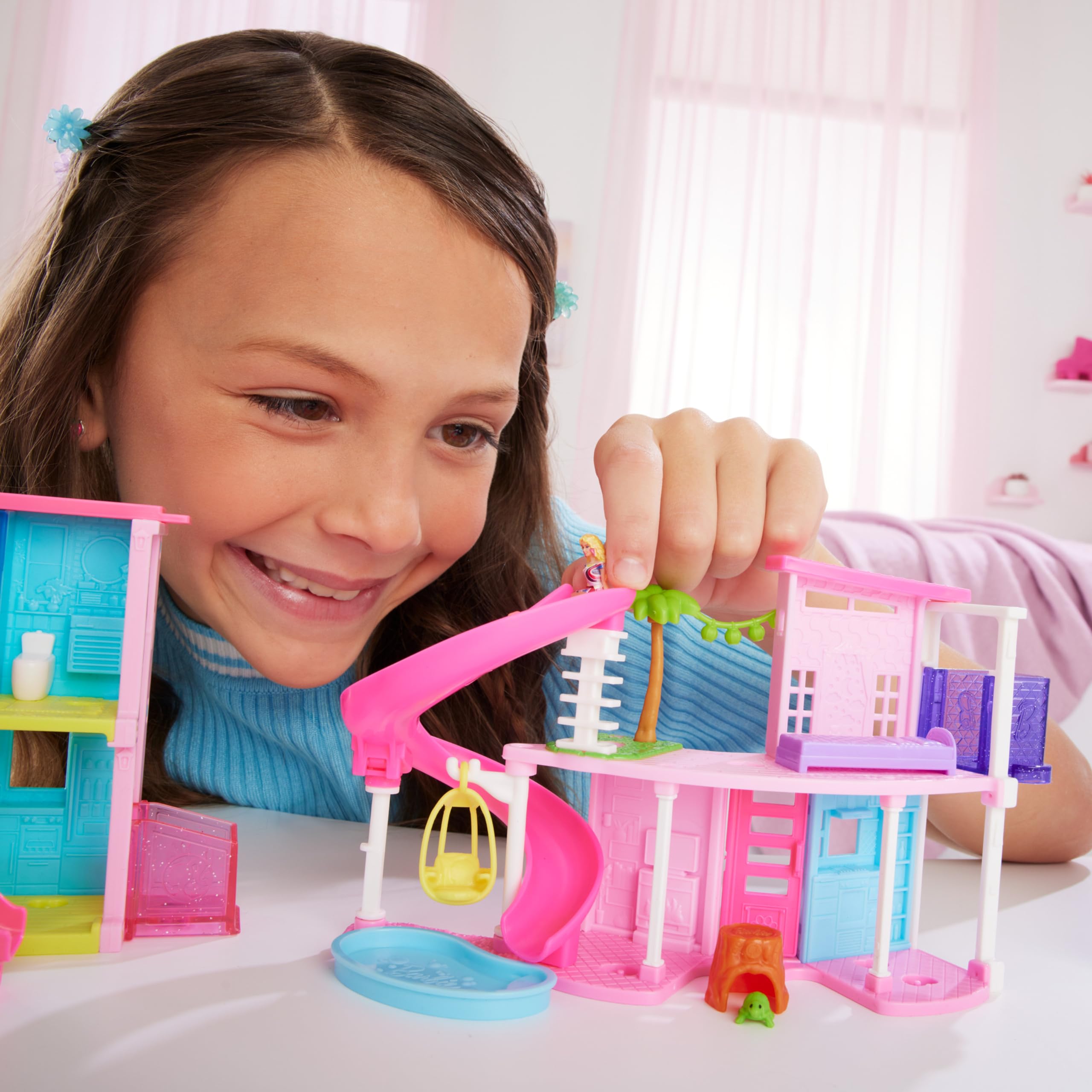 Foto 2 | Set De Casa De Muñecas Barbie Mini Barbieland Con Dreamhouse Y Acces. - Venta Internacional.