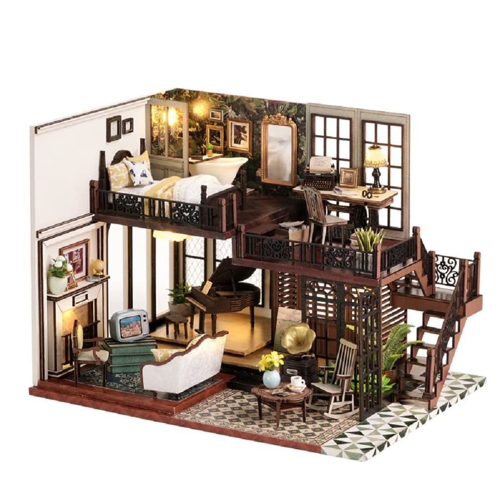 Kit De Bricolaje Dollhouse Flever Creative Room, Escala 1:24 - Venta Internacional.