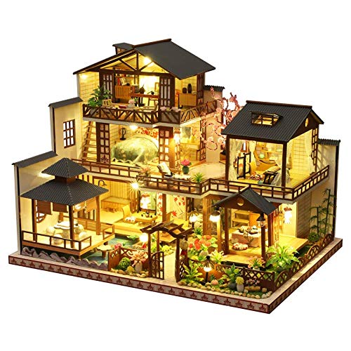 Foto 2 pulgar | Kit De Bricolaje Para Casa En Miniatura Cuteqi Con Muebles Y Luz - Venta Internacional.