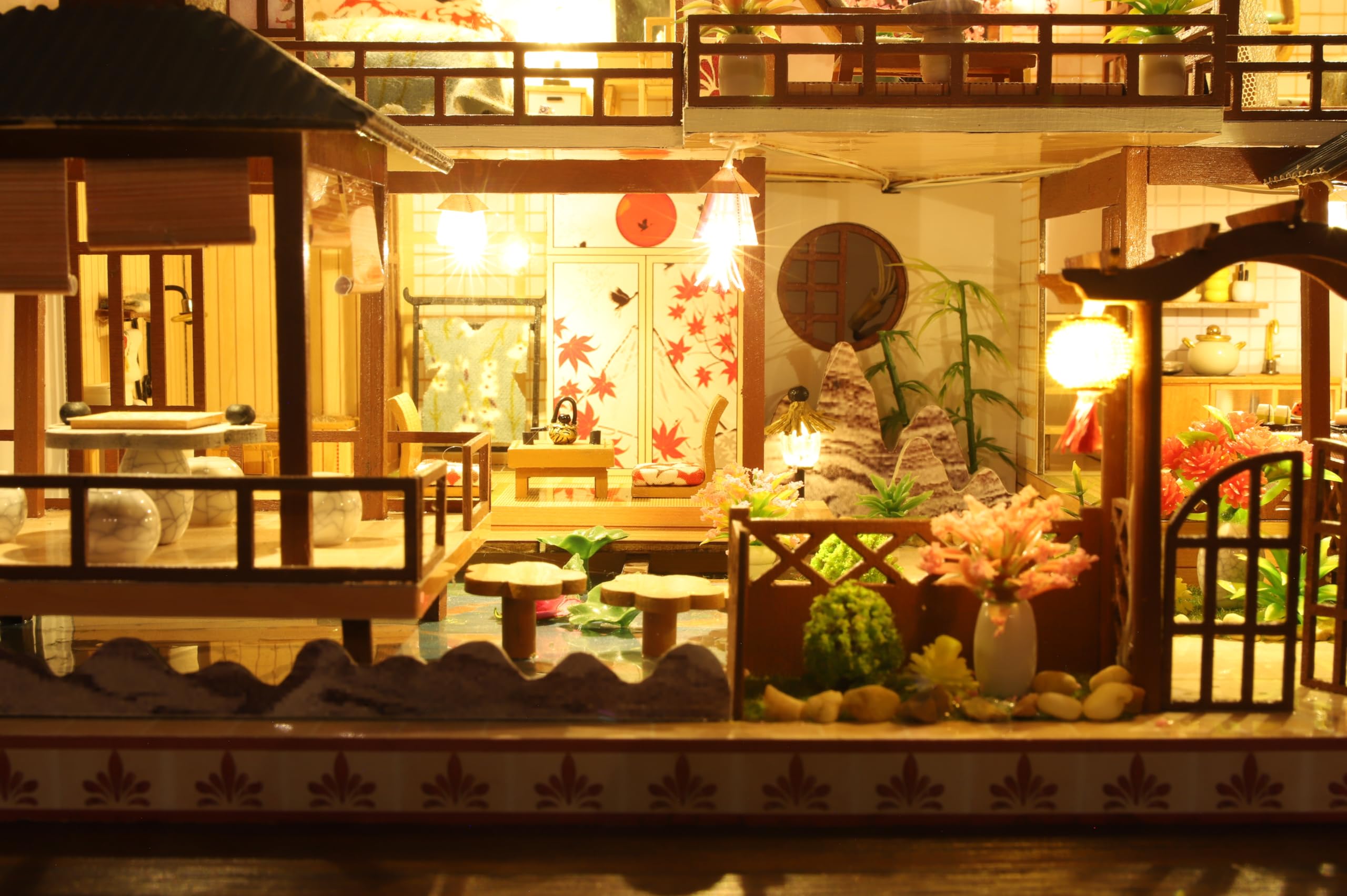 Foto 5 | Kit De Bricolaje Para Casa En Miniatura Cuteqi Con Muebles Y Luz - Venta Internacional.