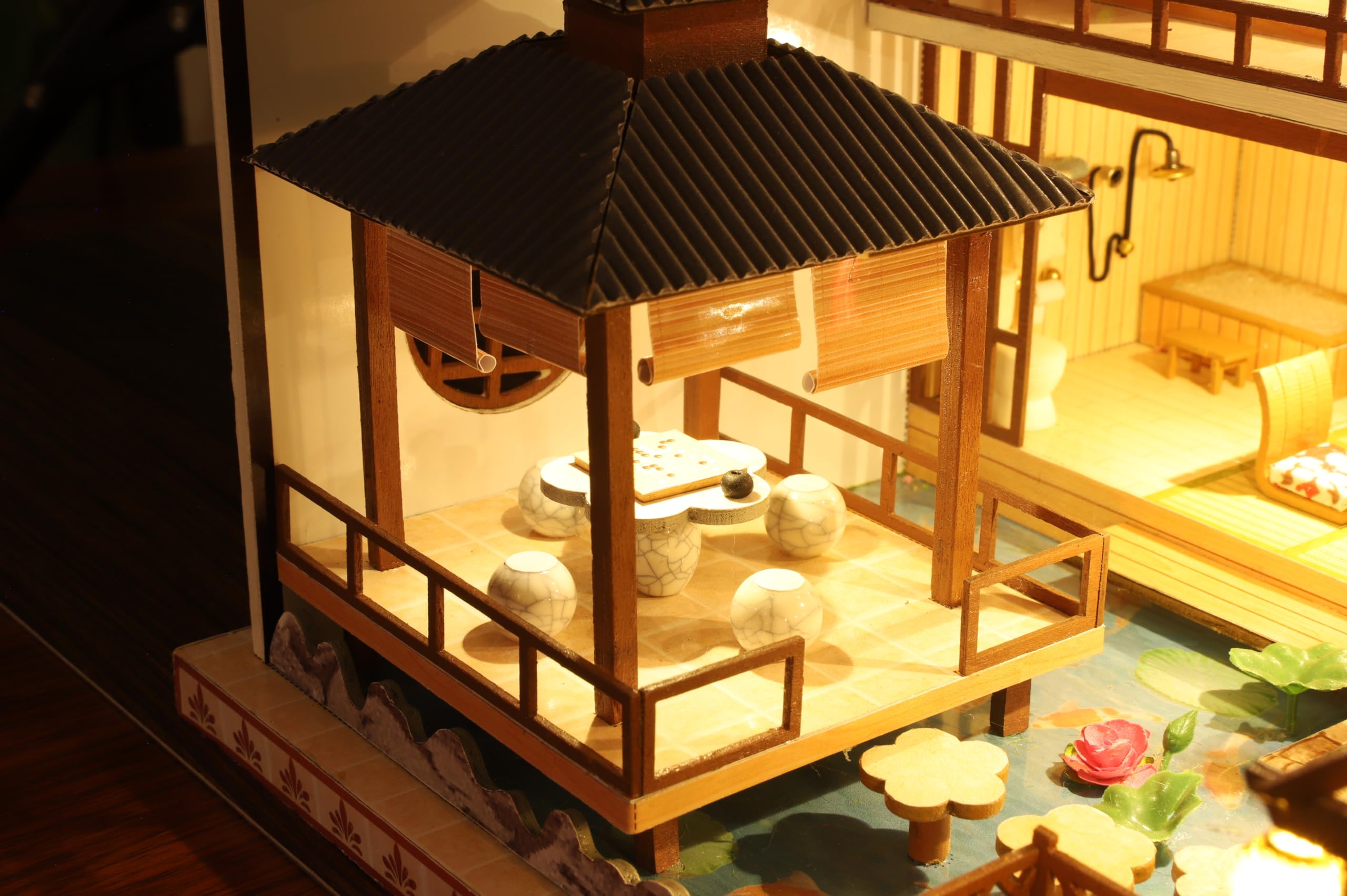Foto 7 pulgar | Kit De Bricolaje Para Casa En Miniatura Cuteqi Con Muebles Y Luz - Venta Internacional.
