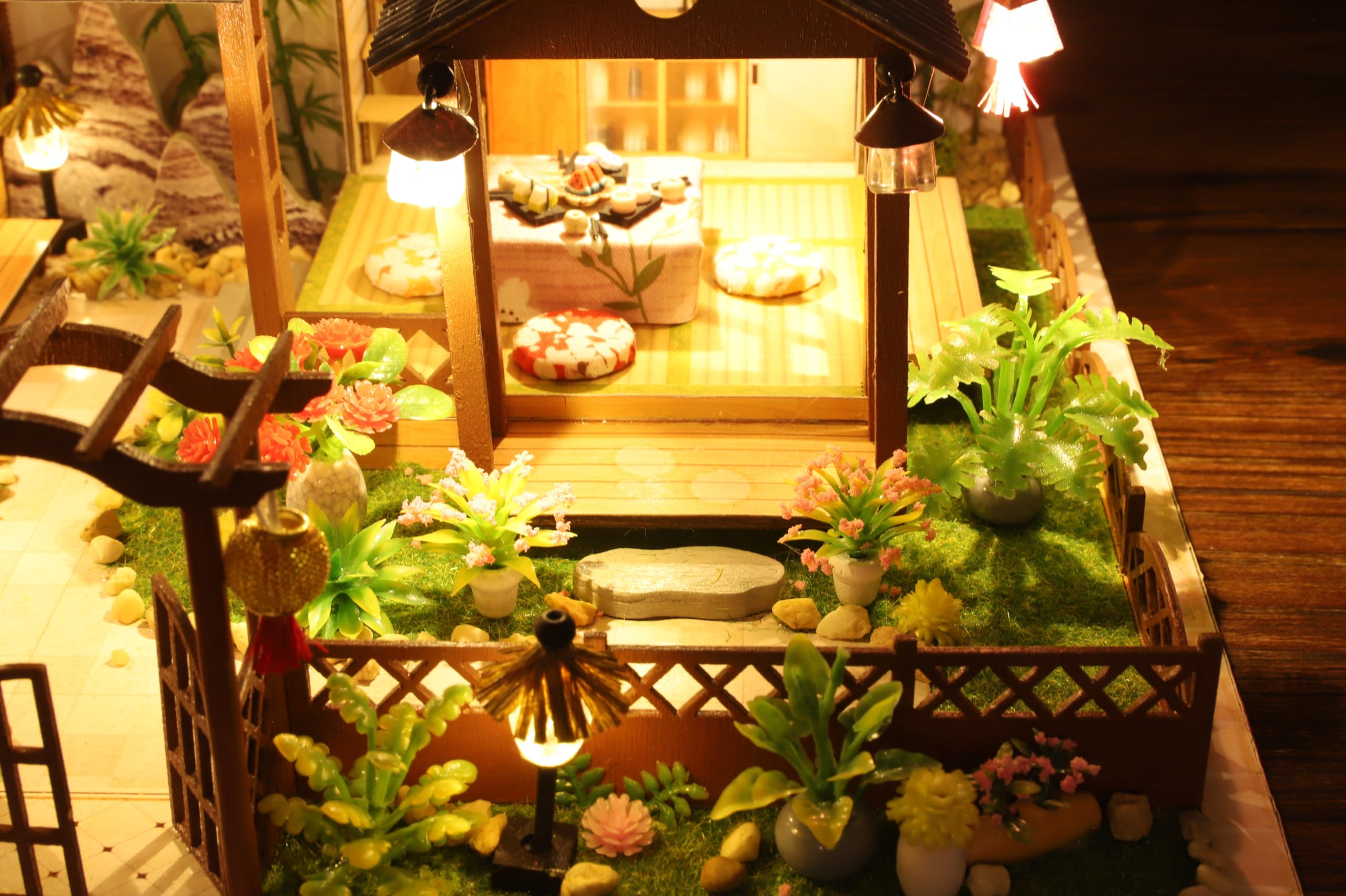 Foto 7 | Kit De Bricolaje Para Casa En Miniatura Cuteqi Con Muebles Y Luz - Venta Internacional.