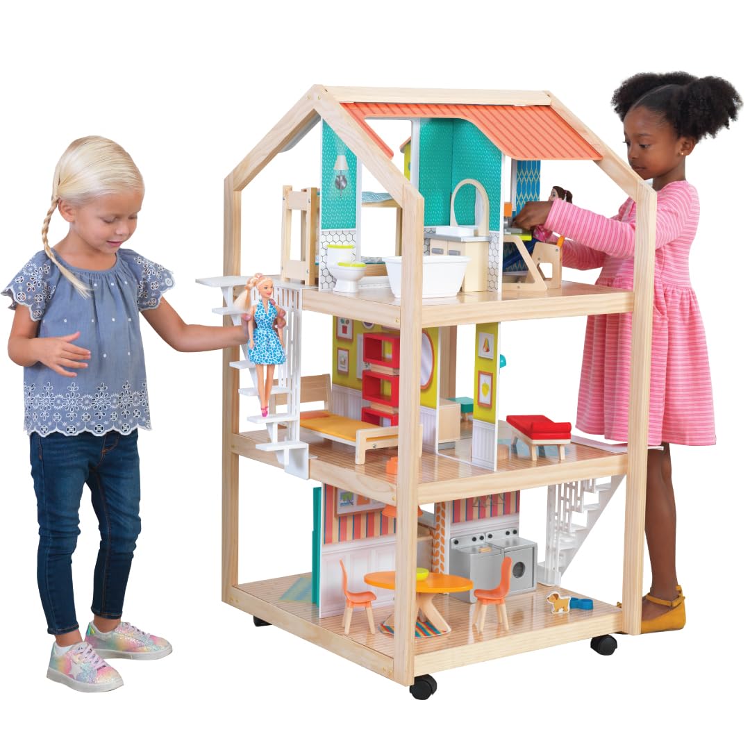 Foto 1 | Casa De Muñecas Kidkraft So Stylish Mansion Wooden 360 Play, Más De 3 Años - Venta Internacional.