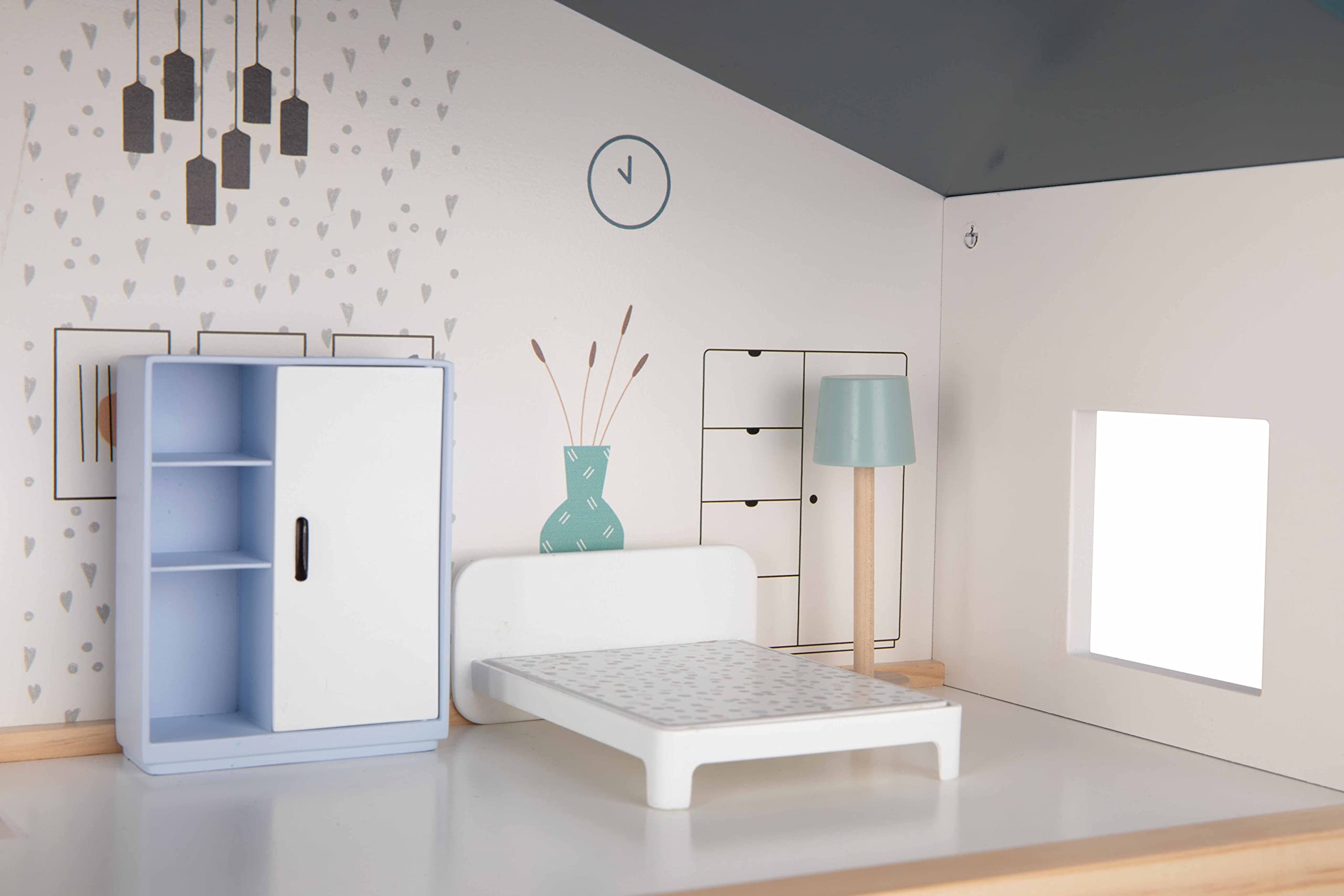 Foto 3 pulgar | Casa De Muñecas De Madera Tookyland Con Conjunto De Muebles De Lujo - Venta Internacional.
