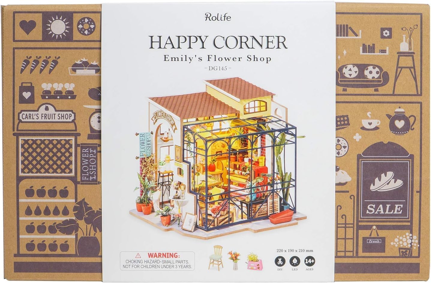 Foto 7 pulgar | Kit De Casa En Miniatura Rolife 1:20 Tiny House Diy Dollhouse - Venta Internacional.