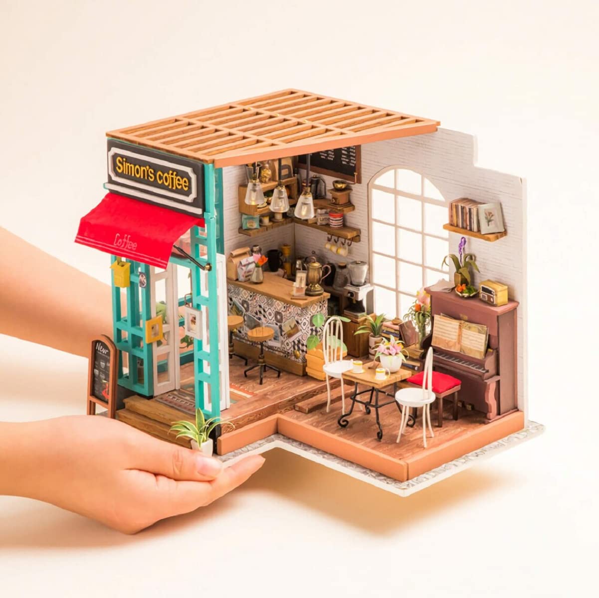 Foto 4 pulgar | Kit Para Hacer Cafeterías En Miniatura Rolife Dg109 Con Muebles - Venta Internacional.