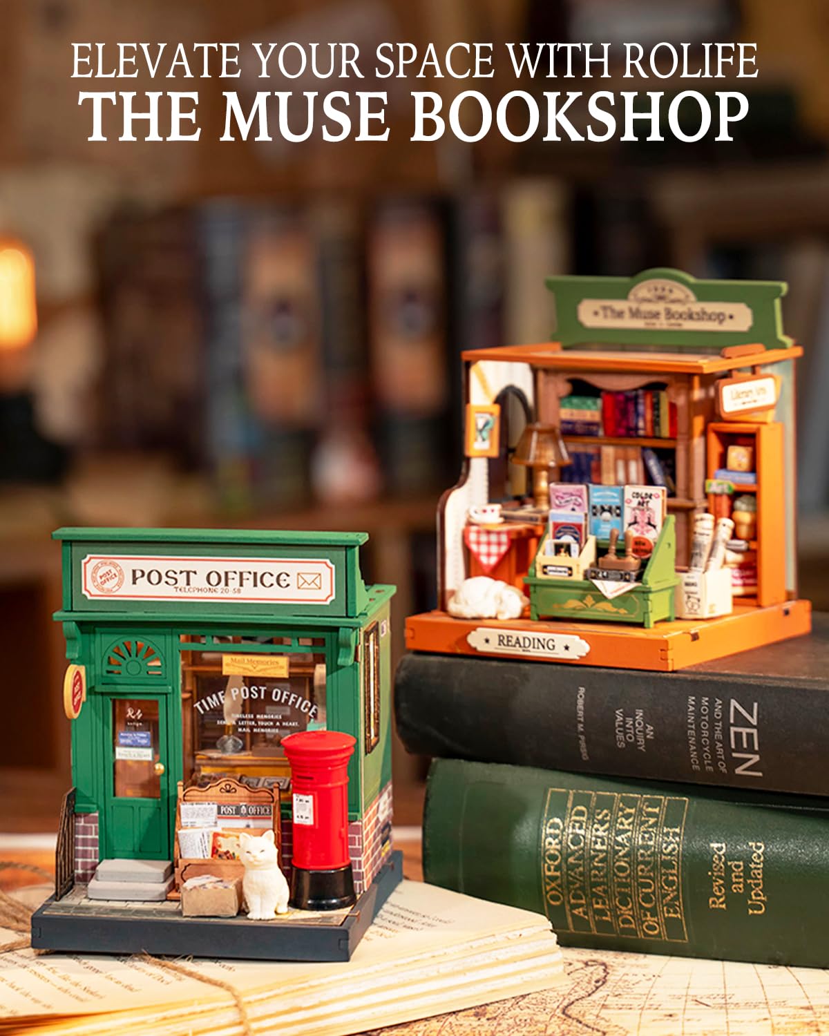 Foto 5 pulgar | Minikit De Miniaturas De La Librería Rolife The Muse Bookshop - Venta Internacional.