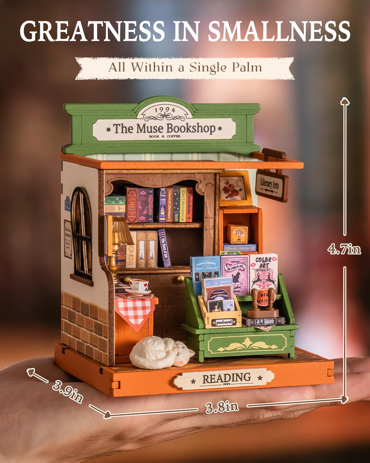 Foto 7 | Minikit De Miniaturas De La Librería Rolife The Muse Bookshop - Venta Internacional.