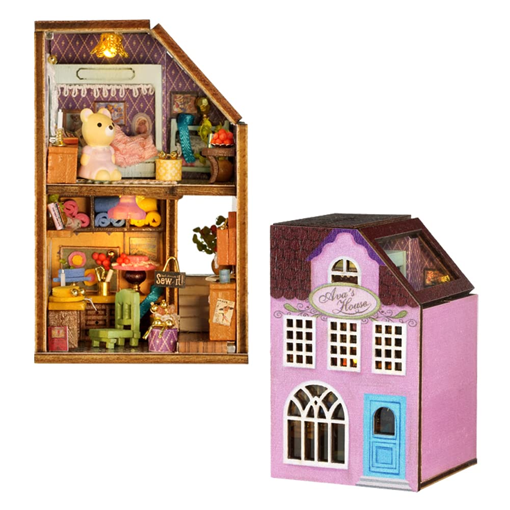 Foto 7 pulgar | Kit De Muebles Para Casa De Muñecas Building Block Toy Town Con Luces Led - Venta Internacional.