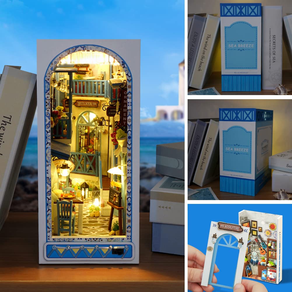 Foto 2 | Kit De Libros Para Manualidades, Casa De Muñecas Con Luz Led Hjbh's Craft - Venta Internacional.