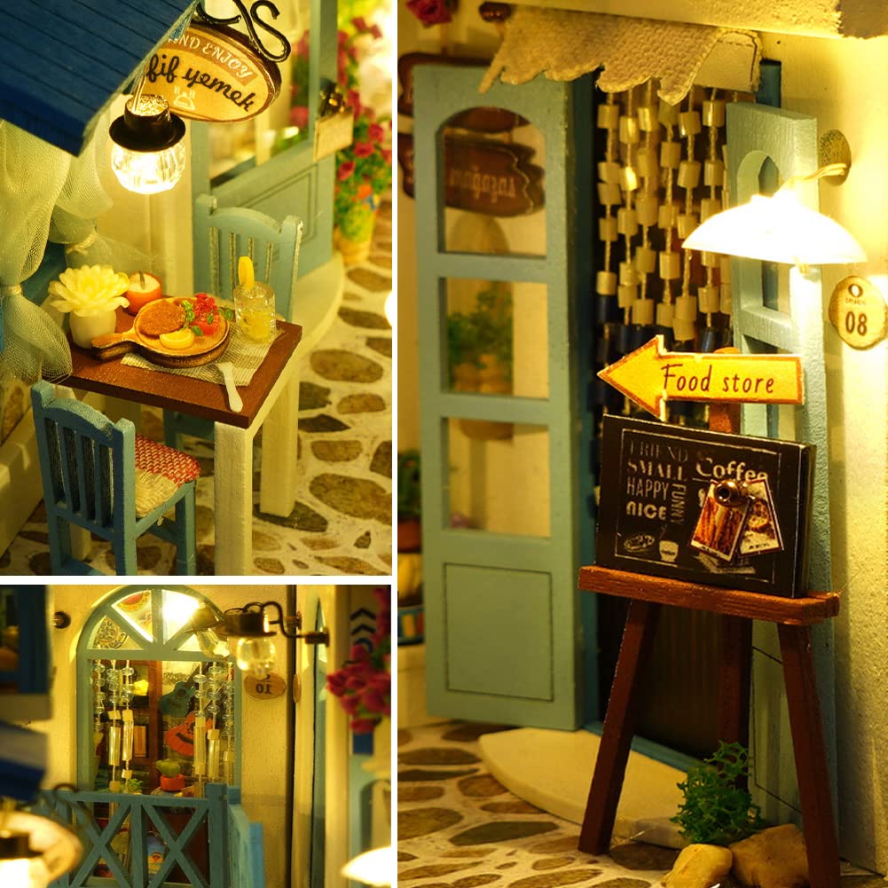 Foto 4 | Kit De Libros Para Manualidades, Casa De Muñecas Con Luz Led Hjbh's Craft - Venta Internacional.