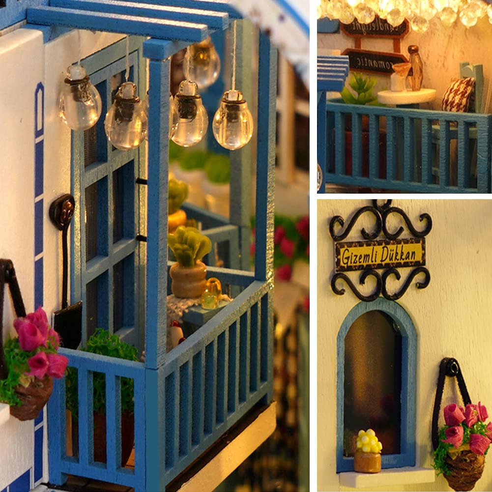 Foto 6 | Kit De Libros Para Manualidades, Casa De Muñecas Con Luz Led Hjbh's Craft - Venta Internacional.