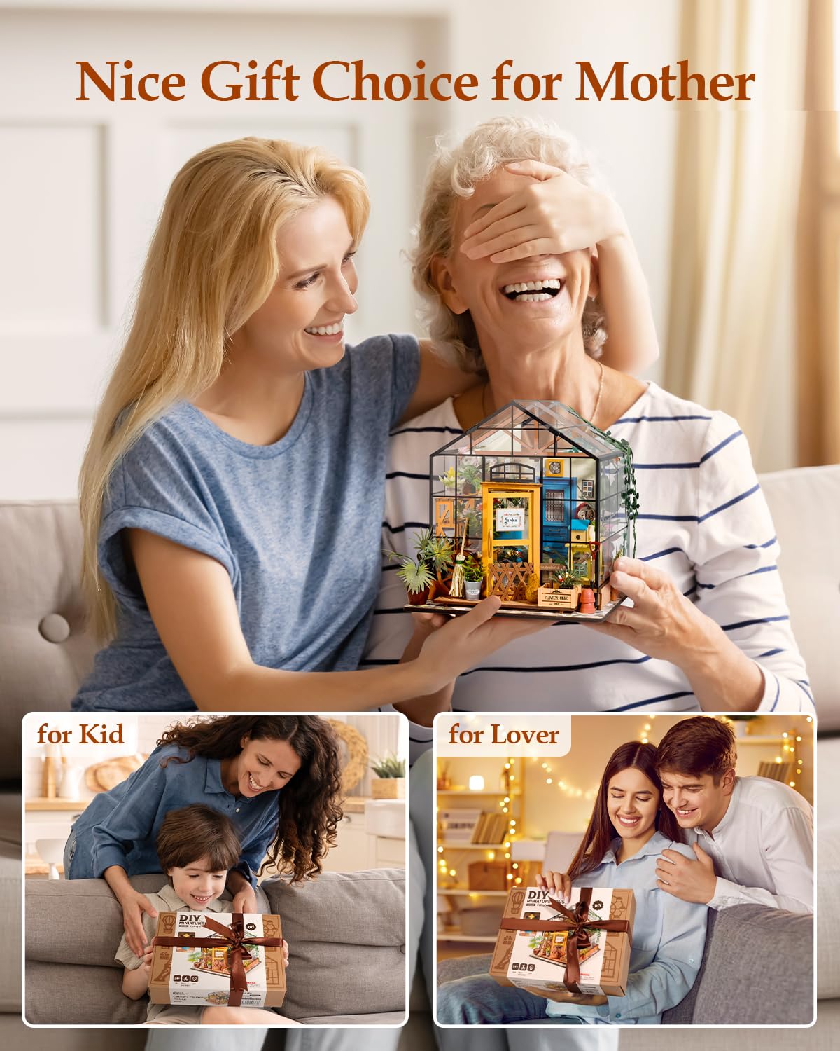 Foto 5 | Kit De Casa En Miniatura Rowood Cathy's Flower House Con Muebles - Venta Internacional.