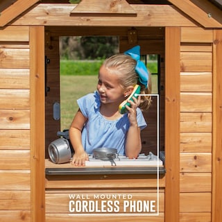 Foto 6 | Playhouse Backyard Discovery Sweetwater, Todo De Madera De Cedro - Venta Internacional.