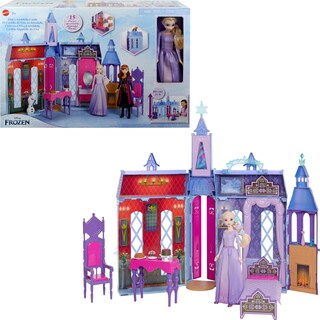 Foto 1 | Casa De Muñecas Castle Mattel Disney Frozen Arendelle Con Elsa Dol - Venta Internacional.