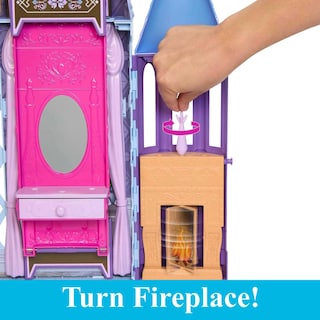Foto 3 | Casa De Muñecas Castle Mattel Disney Frozen Arendelle Con Elsa Dol - Venta Internacional.