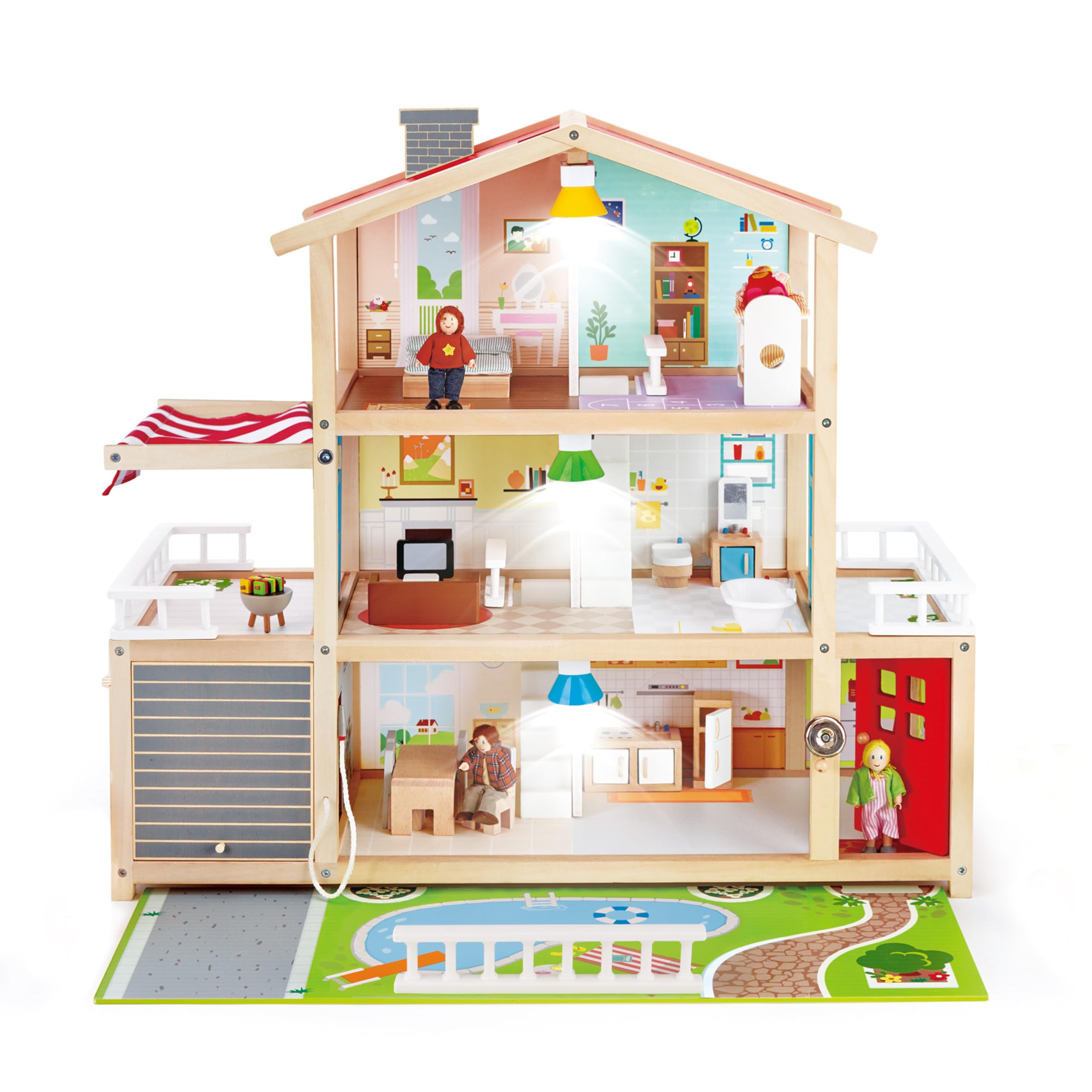 Foto 1 | Casa De Muñecas Con Forma De Muñeca, Mansión Familiar De 10 Dormitorios Con Accesorios - Venta Internacional.