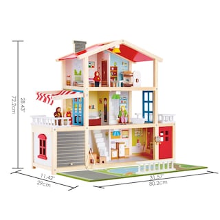 Foto 2 | Casa De Muñecas Con Forma De Muñeca, Mansión Familiar De 10 Dormitorios Con Accesorios - Venta Internacional.