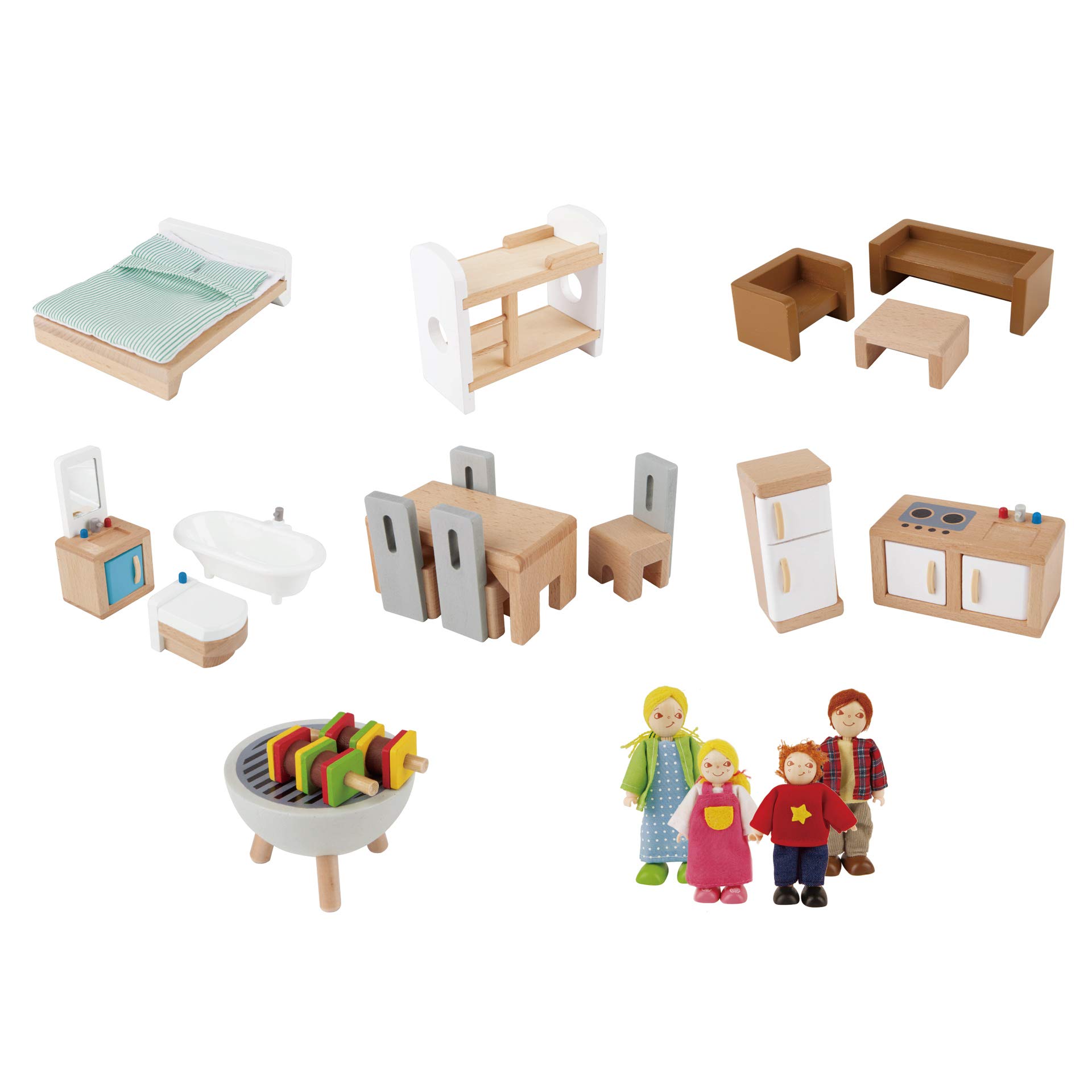 Foto 4 pulgar | Casa De Muñecas Con Forma De Muñeca, Mansión Familiar De 10 Dormitorios Con Accesorios - Venta Internacional.